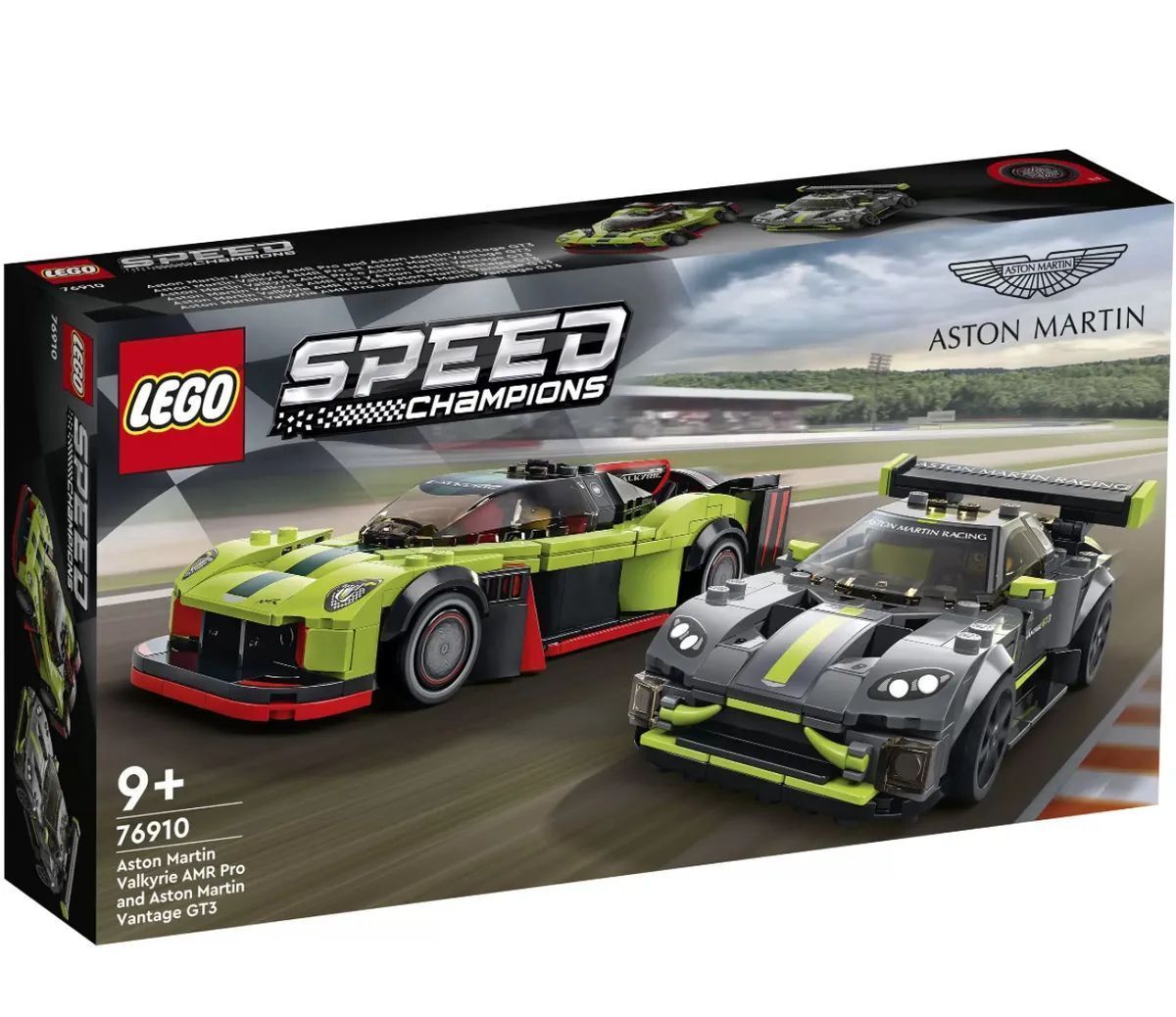 Конструктор LEGO Лего Speed Астон Мартин Astin Martin Valkyrie AMR Pro и  Vantage GT3 76910, для мальчиков - купить с доставкой по выгодным ценам в  интернет-магазине OZON (1207113827)