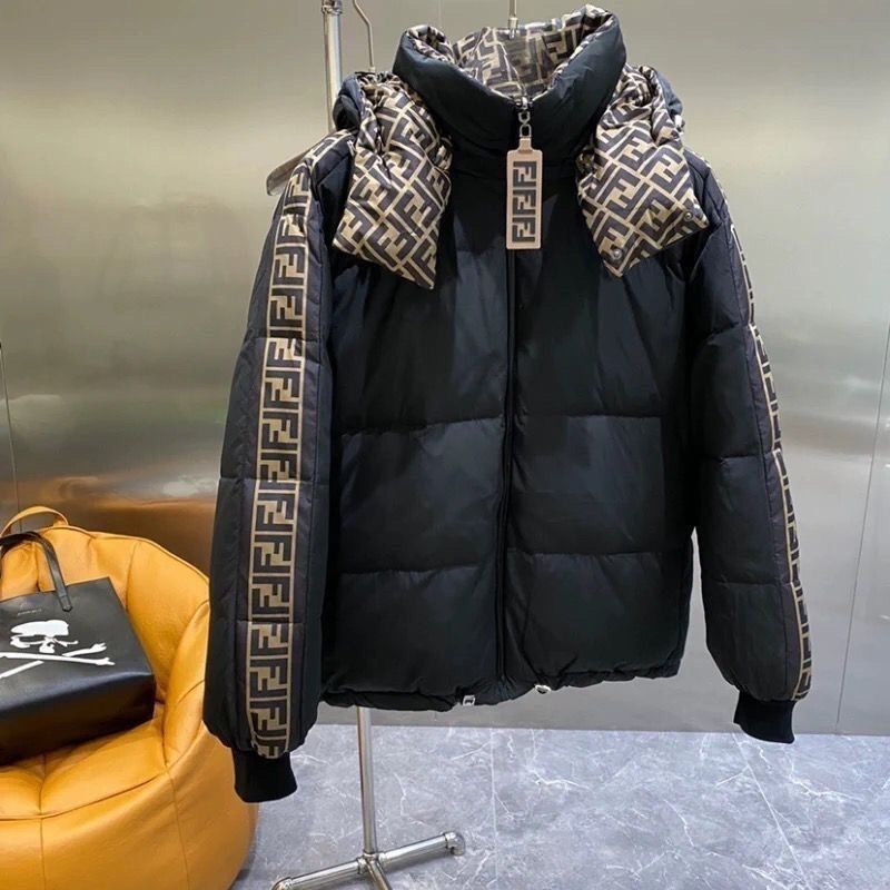 Fendi white 2025 puffer jacket