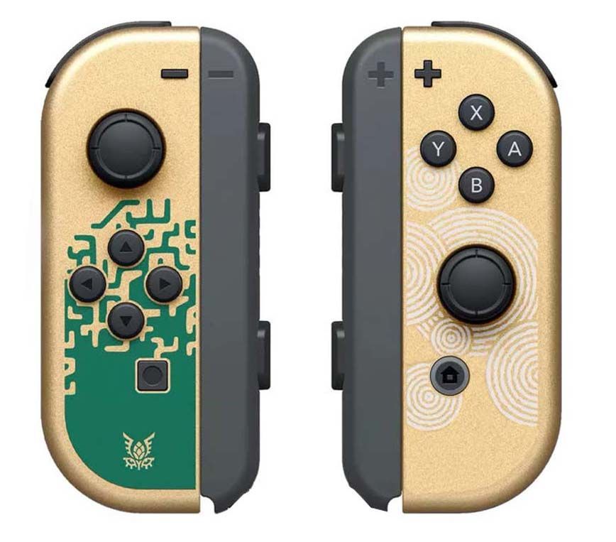 Набор контроллеров Joy-Con Сontrollers. Издание The Legend of Zelda: Tears of the Kingdom GOLD (HK Ver)