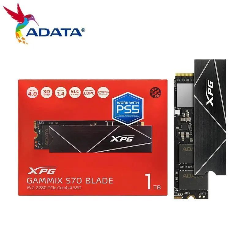 1ТБВнутреннийSSD-дискADATA1ТБGAMMIXS70BLADE(PCIE4.0M.2NVMe)(ADATA1ТБВнутреннийSSD-дискGAMMIXS70BLADE(PCIE4.0M.2NVMe))