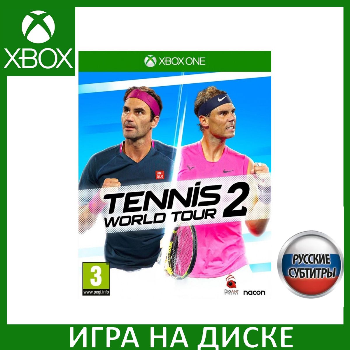 Игра Tennis World Tour 2 (Xbox Series, Xbox One, Русские субтитры) купить  по низкой цене с доставкой в интернет-магазине OZON (1197066692)