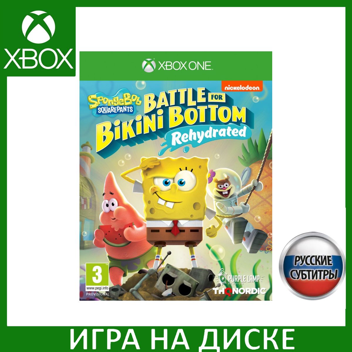 Игра SpongeBob SquarePants Battle F (Xbox Series, Xbox One, Русские  субтитры) купить по низкой цене с доставкой в интернет-магазине OZON  (434954129)