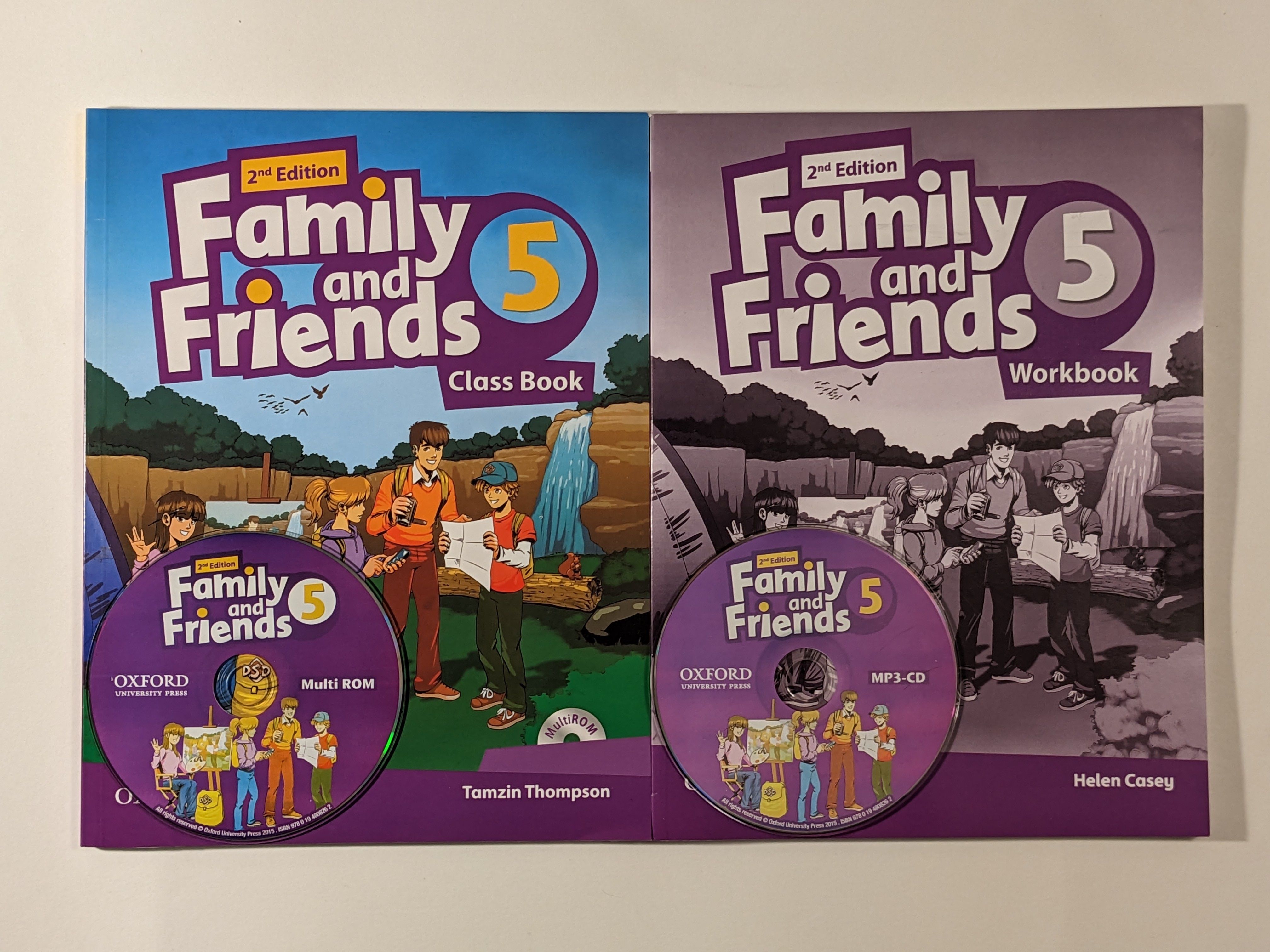 Комплект Family and Friends 5. Class Book + Workbook + DVD | Симмонс Наоми