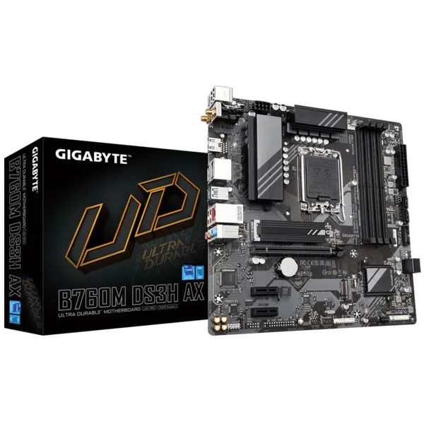 Gigabyte Материнская плата B760M DS3H AX DDR5