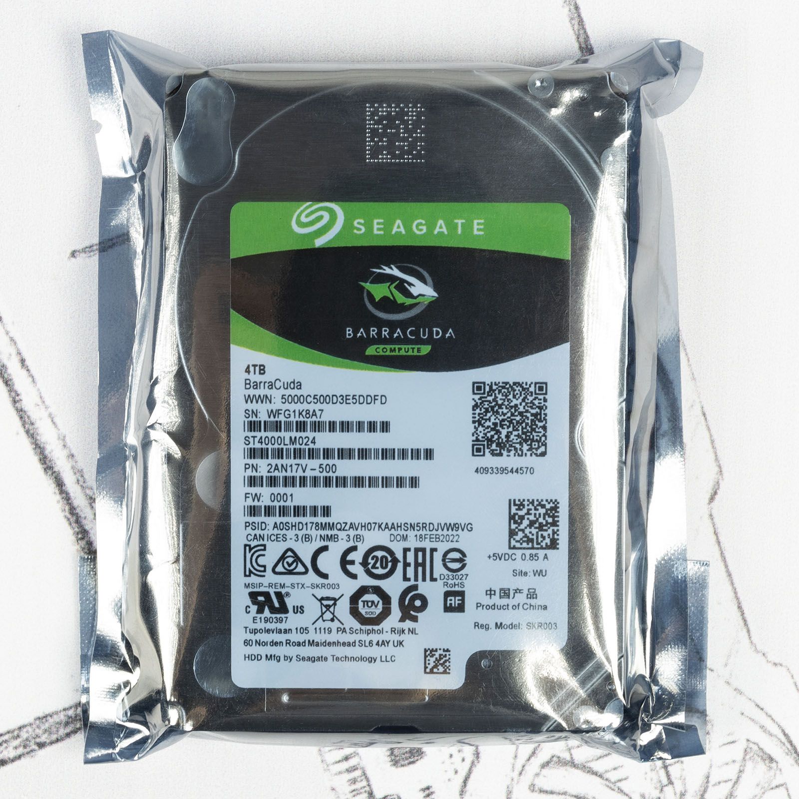 Seagate4ТБВнутреннийжесткийдиск(ST4000LM024)