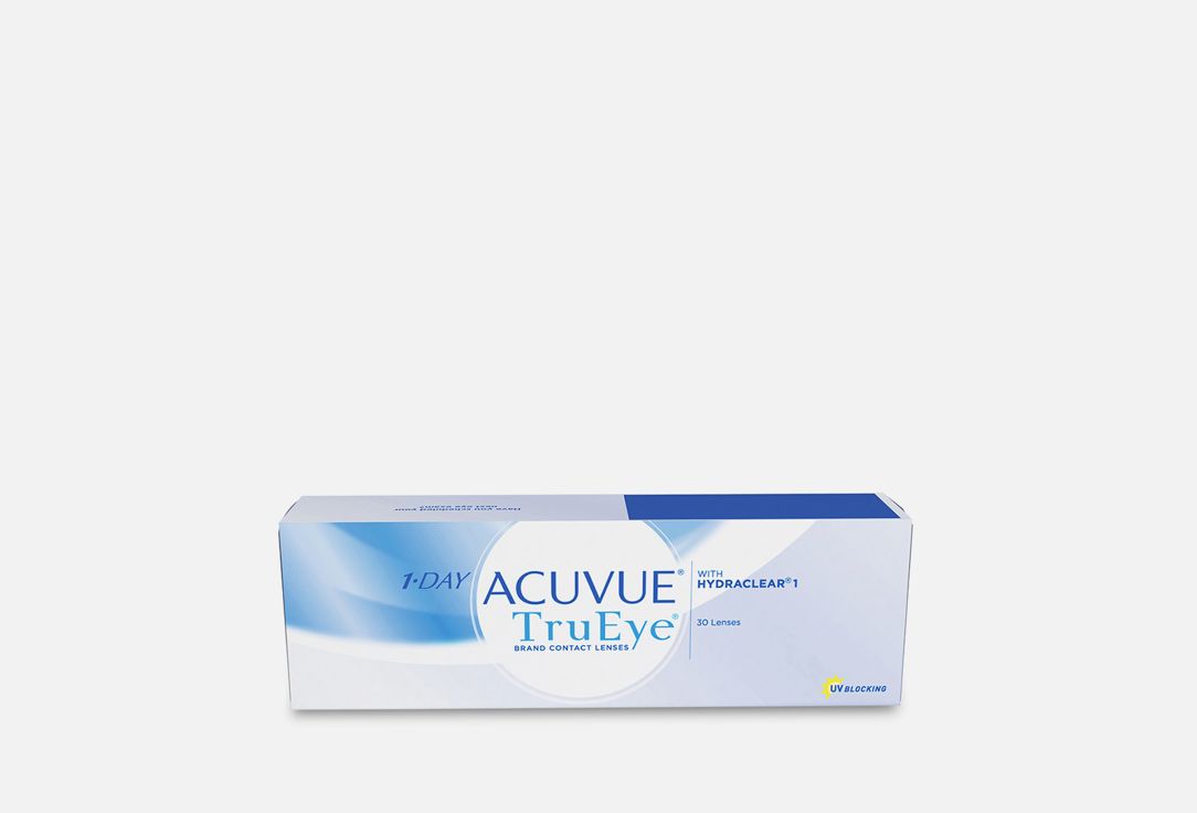 Контактные линзы 1-Day Acuvue TRUEYE. Контактные линзы 1-Day Acuvue TRUEYE 10 штук. Acuvue контактные линзы 1 Day Acuvue TRUEYE 30 линз. Линзы однодневки.