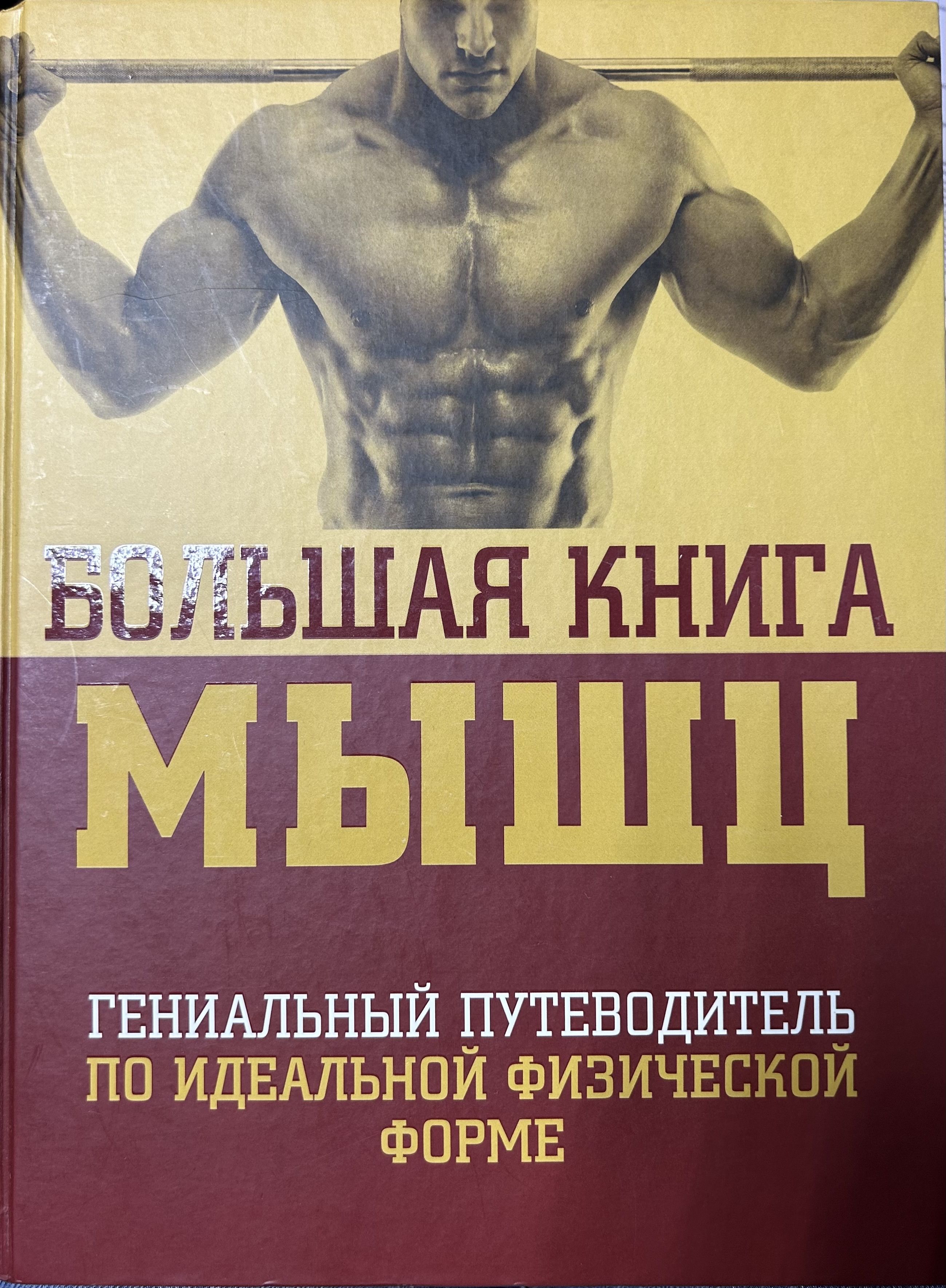 Не идеальную физическую форму. Книга с мускулами. Большая книга. Книга бодибилдинг.