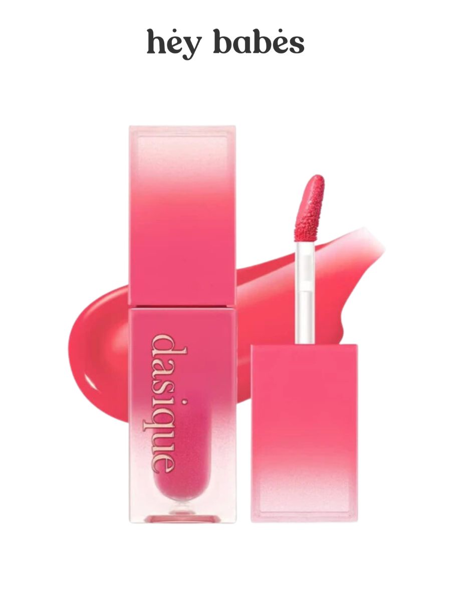 Увлажняющий сияющий тинт для губ в вишнёвом оттенке Dasique Juicy Dewy Tint #07 Cherry Soda