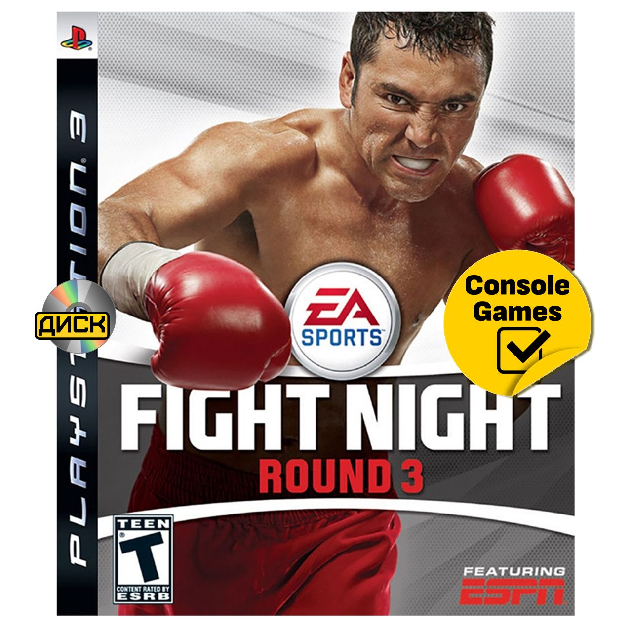 PS3 Fight Night Round 3. Товар уцененный