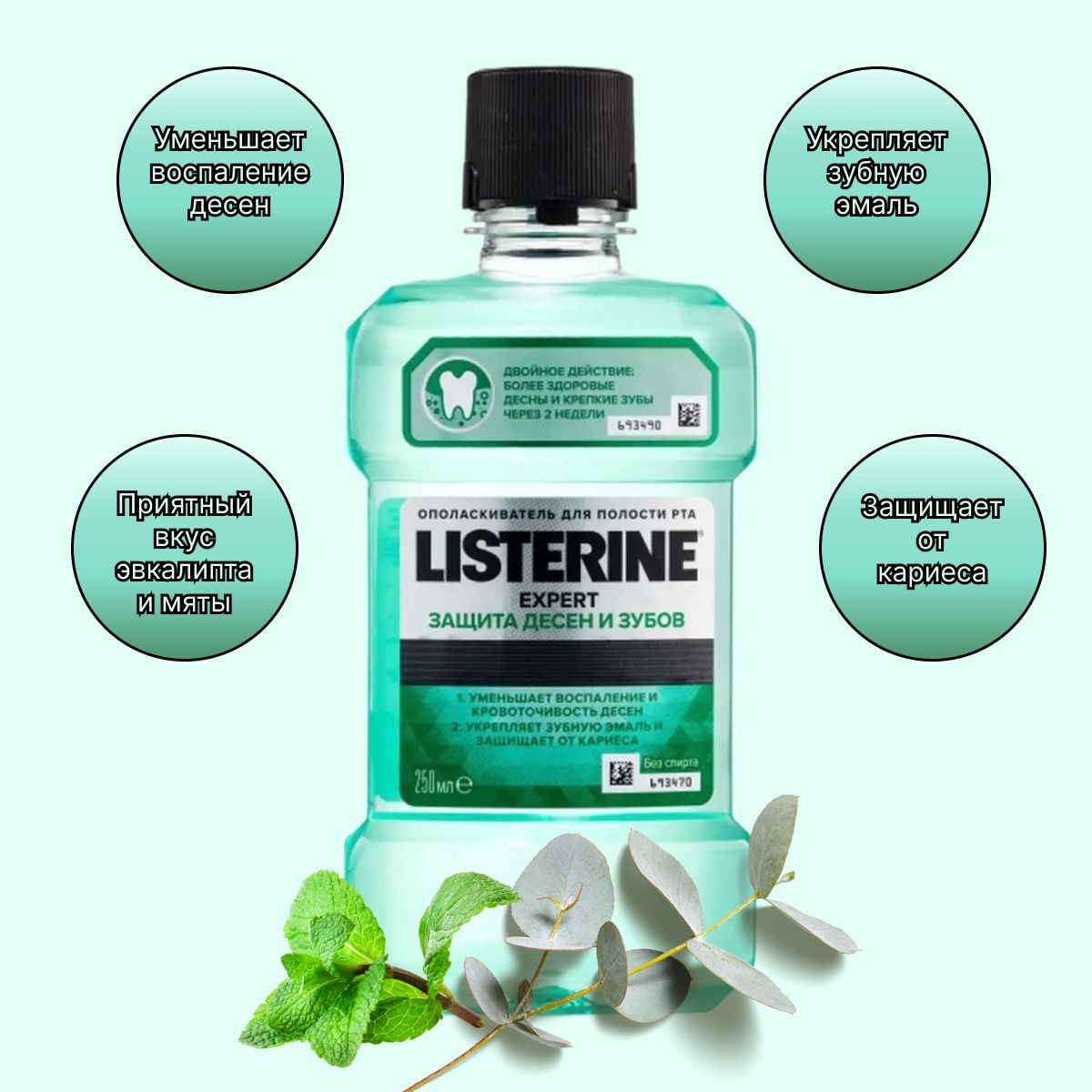 Listerine Ополаскиватель для полости рта 250 мл