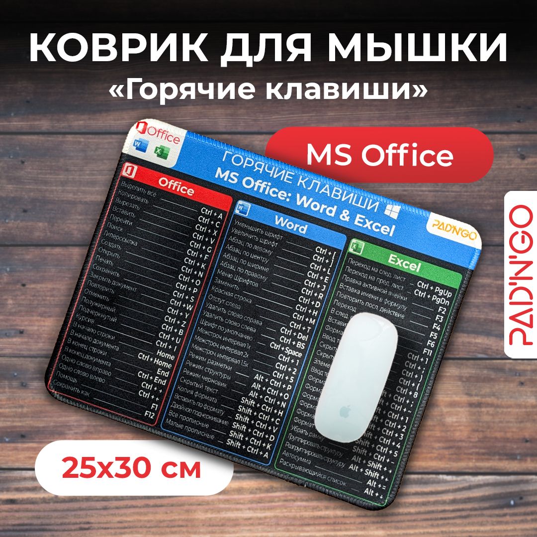 Коврик с Сочетанием Клавиш купить на OZON по низкой цене