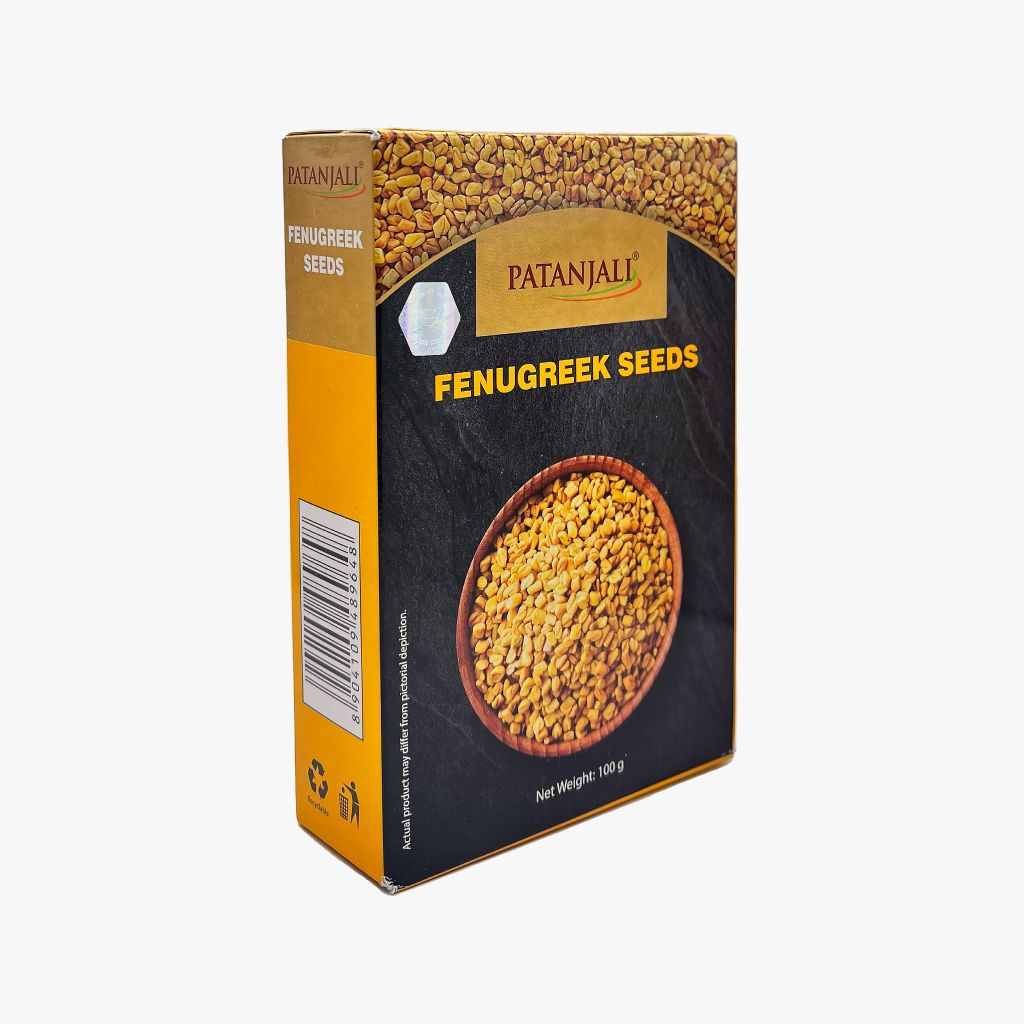 Пажитникцелыйсемена,Патанджали,Fenugreekseeds,Patanjali,100г