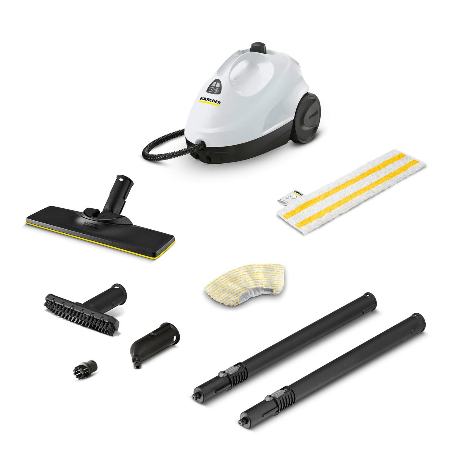 Пароочиститель Karcher ПароочистительKarcherSC2EasyFix_1212573, белый, 1500  Вт, Горизонтальное отпаривание, Противокапельная система, Вертикальное  отпаривание купить по низкой цене с доставкой в интернет-магазине OZON  (1351690726)