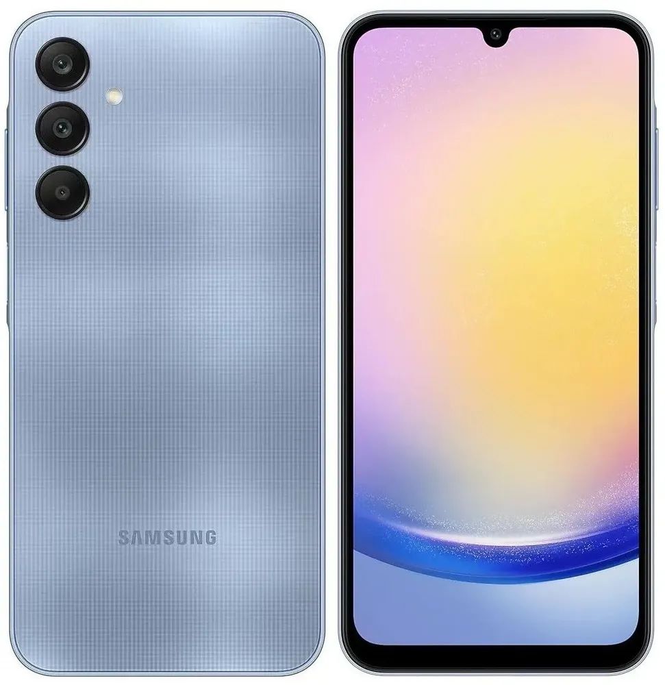 SamsungСмартфонGalaxyA25AU/KZ6/128ГБ,голубой