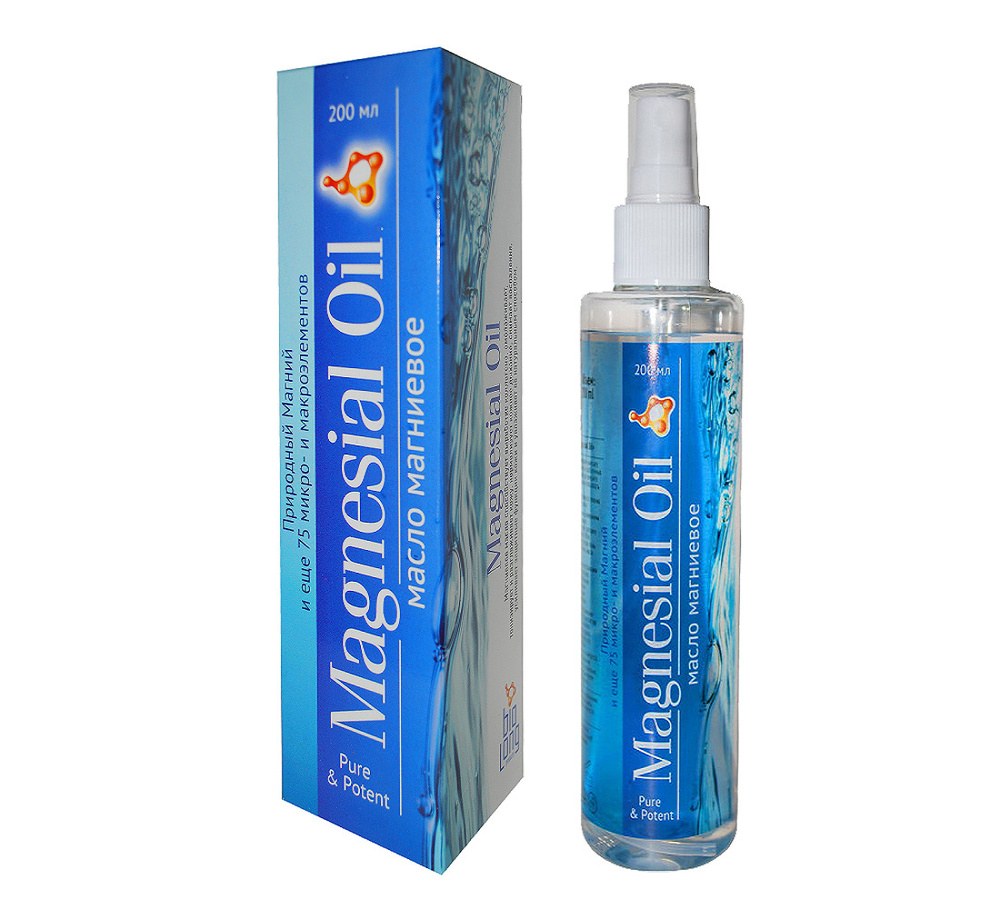 Biolong Магниевое масло "Biolong Magnesial Oil" от боли в мышцах/ для ухода за волосами 200мл.  #1