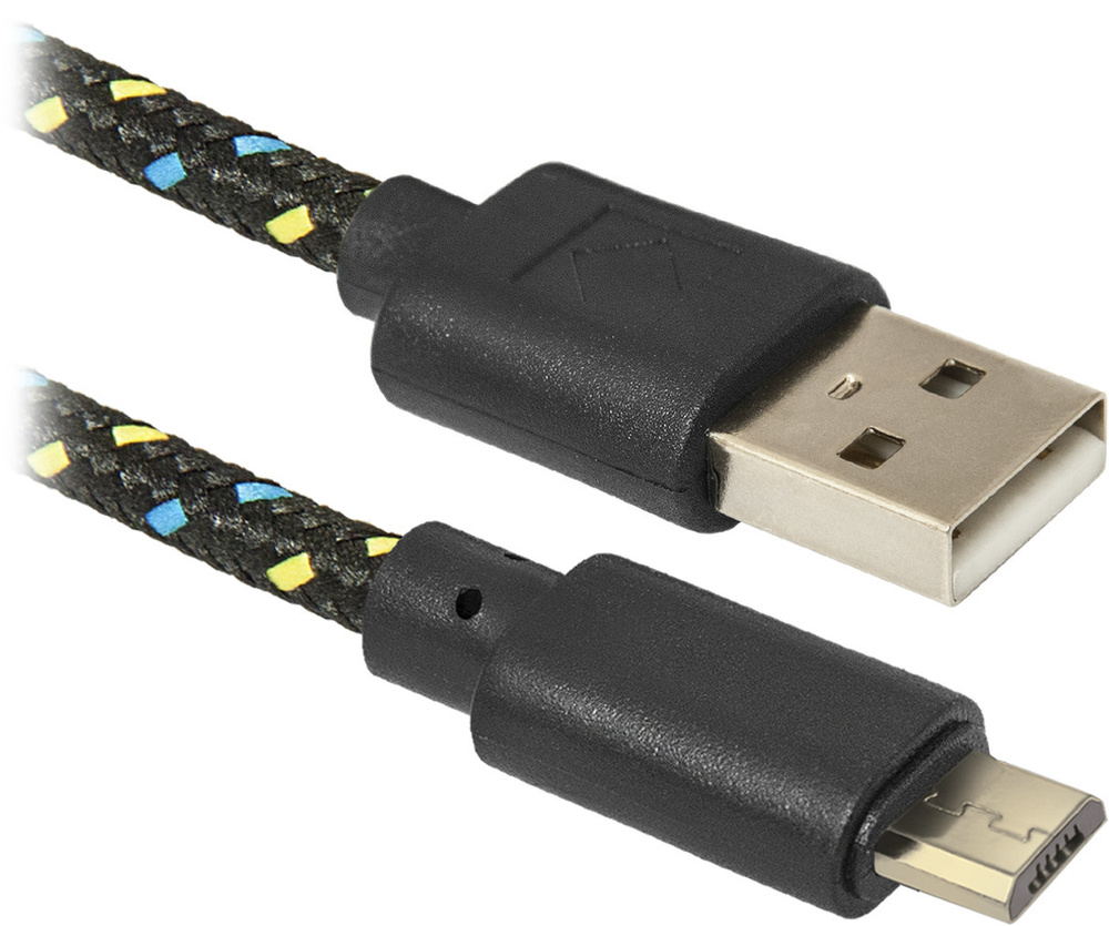 Кабель для зарядки телефона micro USB / провод для смартфона Defender 1 м  #1