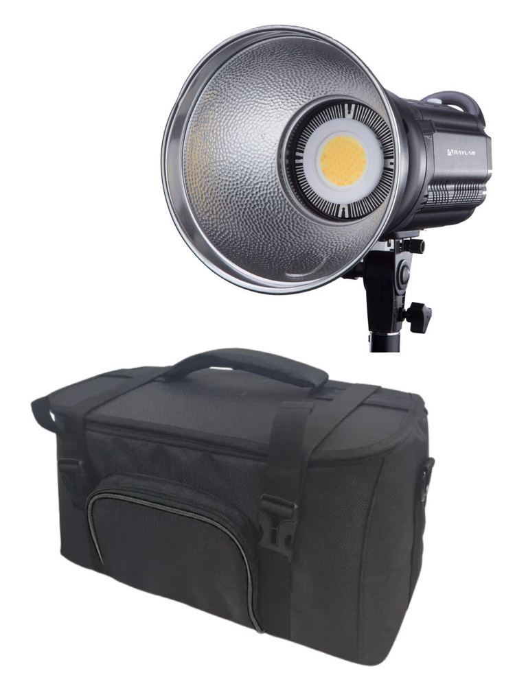Осветитель светодиодный Raylab RL-100 Sunlight 3200-6500K с сумкой для студии, свет для видео  #1
