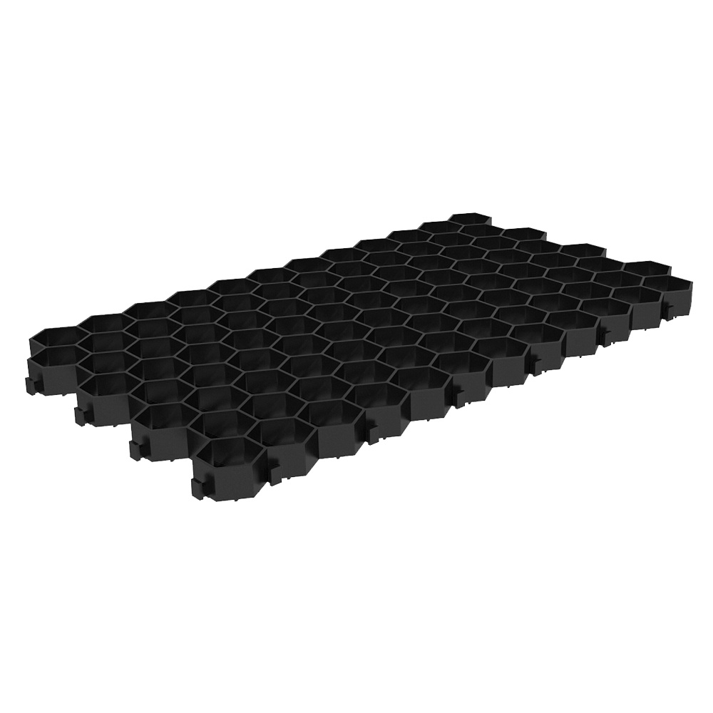 Решетка газонная Gidrolica Eco Standart пластиковая черная С250 700х400х32,8 мм  #1
