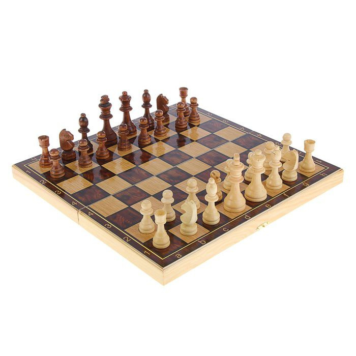 Набор игр шахматы нарды, шашки с доской Классика #1