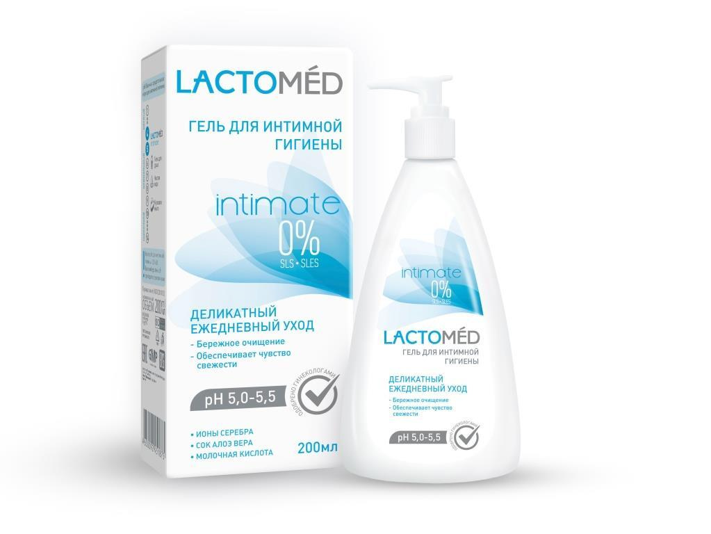 Лактомед (Lactomed) Гель для интимной гигиены Деликатный ежедневный уход, 200мл  #1