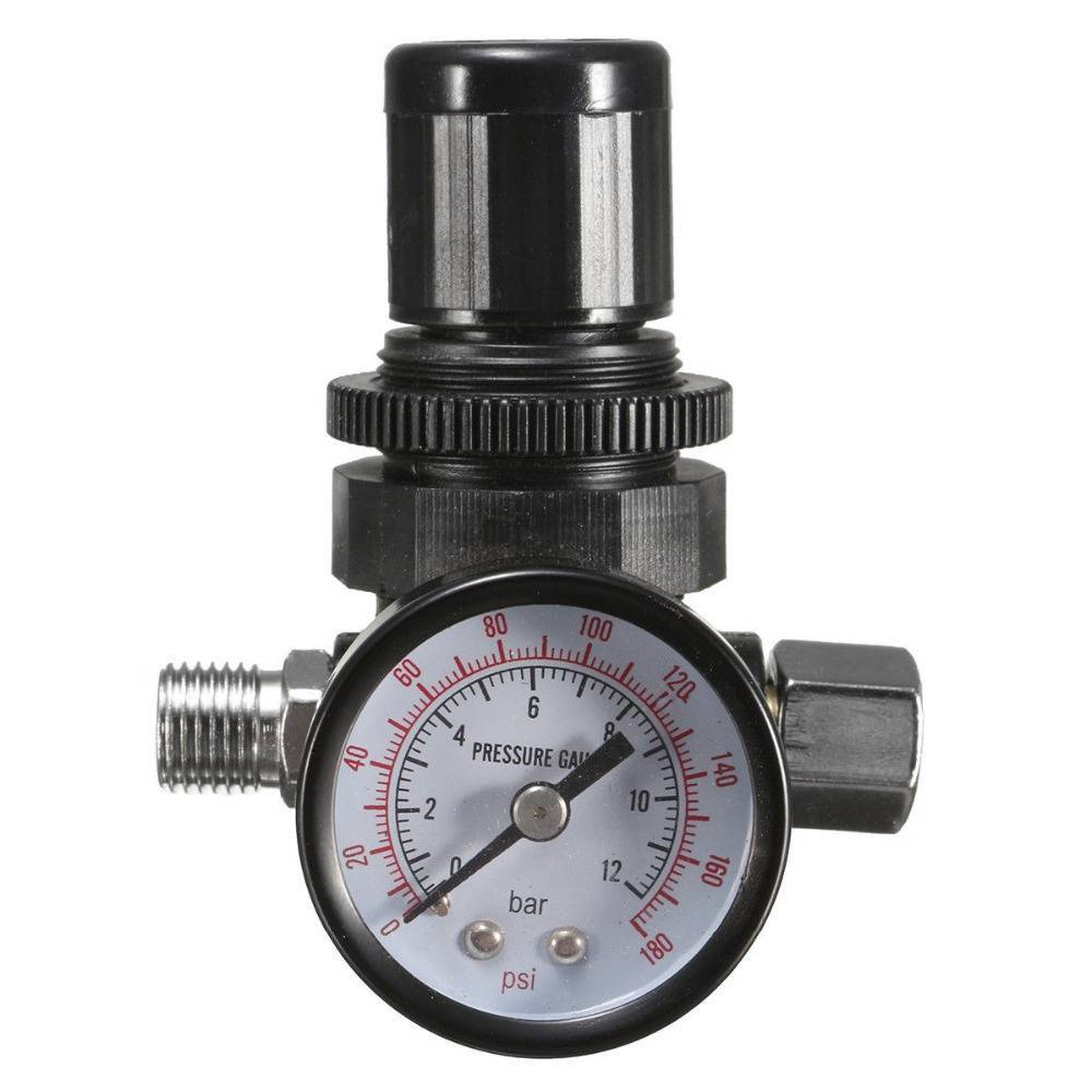 Регулятор воздуха с манометром для Краскопульта — купить в интернет ...