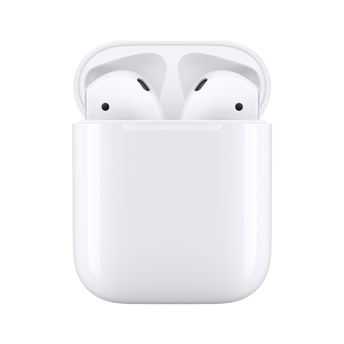 Беспроводные True Wireless вкладыши наушники Apple AirPods (2-го поколения) с микрофоном, белые  #1