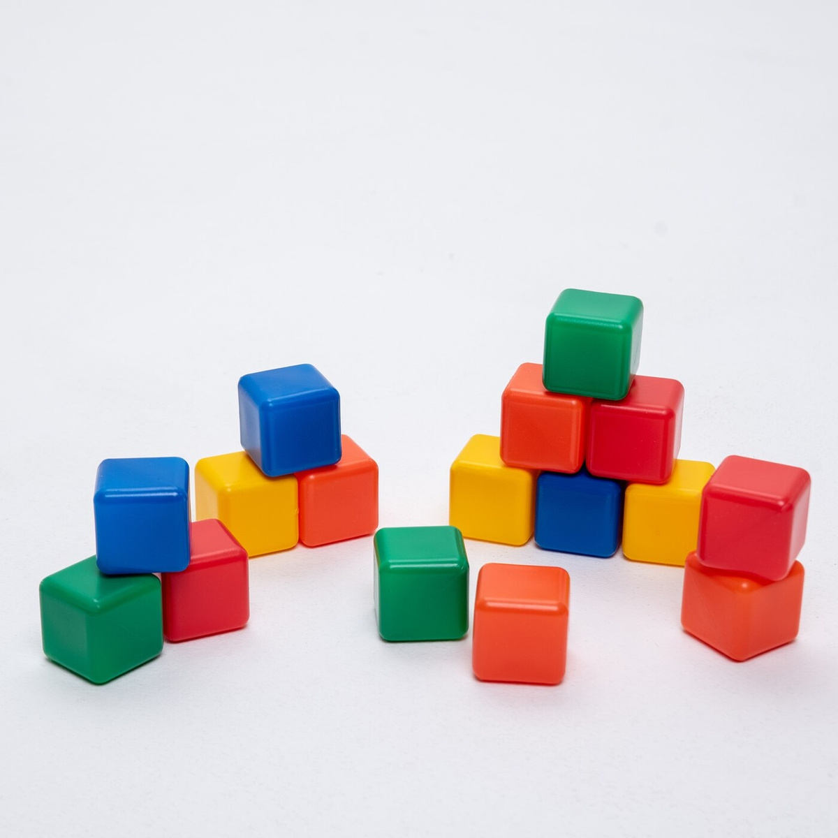 Набор цветных кубиков Соломон, 16 штук, 4 х 4 см #1