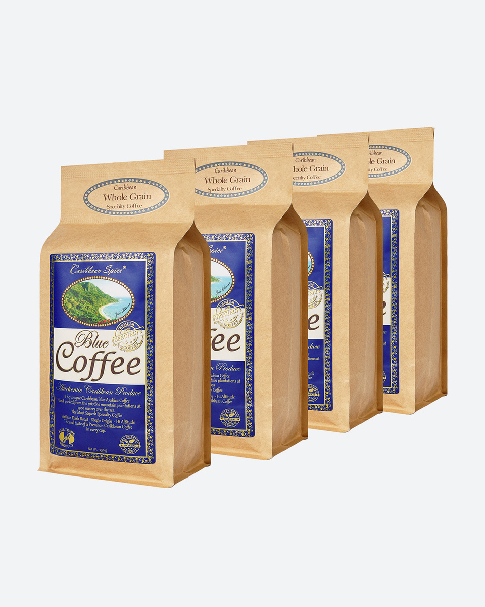 Кофе в зёрнах Caribbean Spice ARTISAN KOSHER BLUE 4 уп. х 250 грамм ...