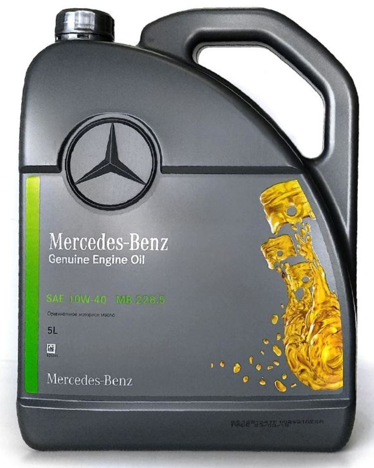 Моторное масло Mercedes-Benz 10W-40 Полусинтетическое 5 л — купить в ...