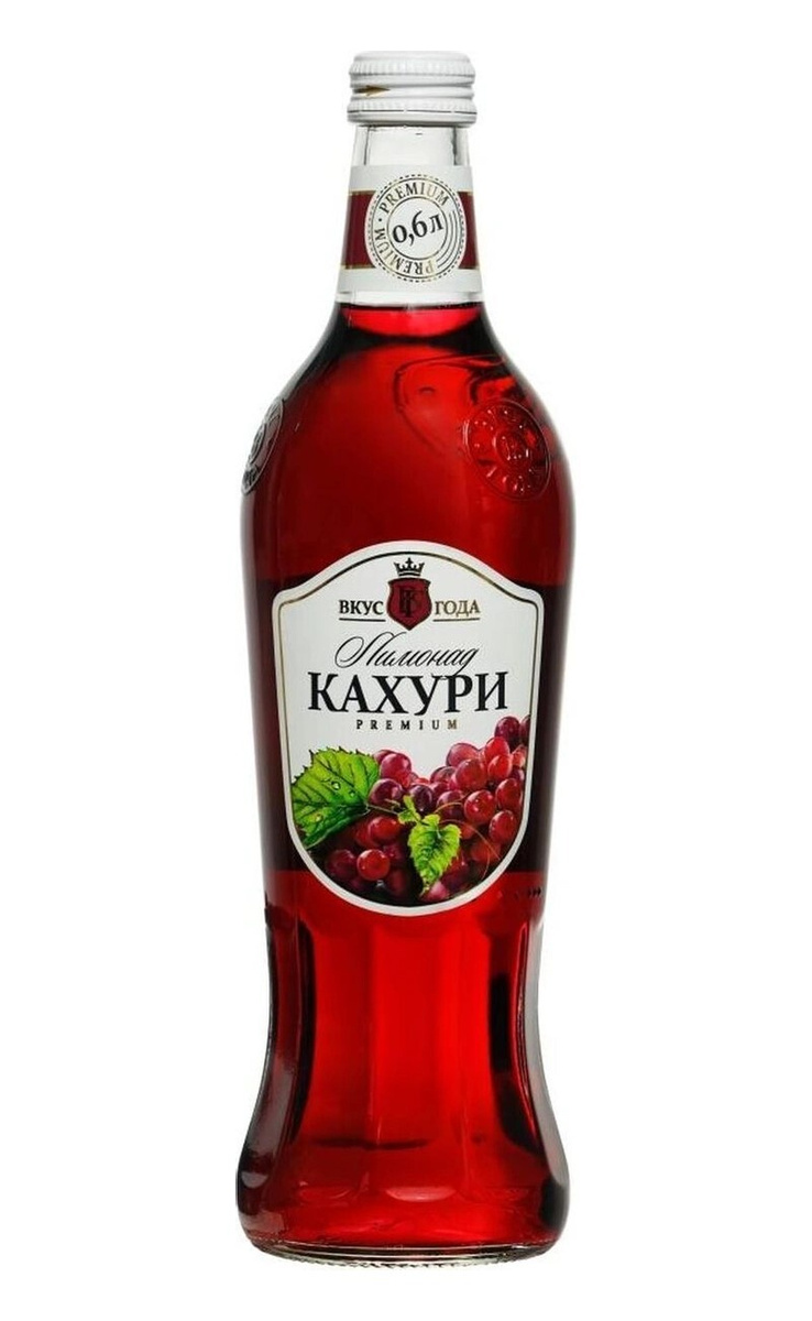 Лимонад "Вкус Года" Premium "Кахури" / 6 бутылок в стекле по 600 мл ...