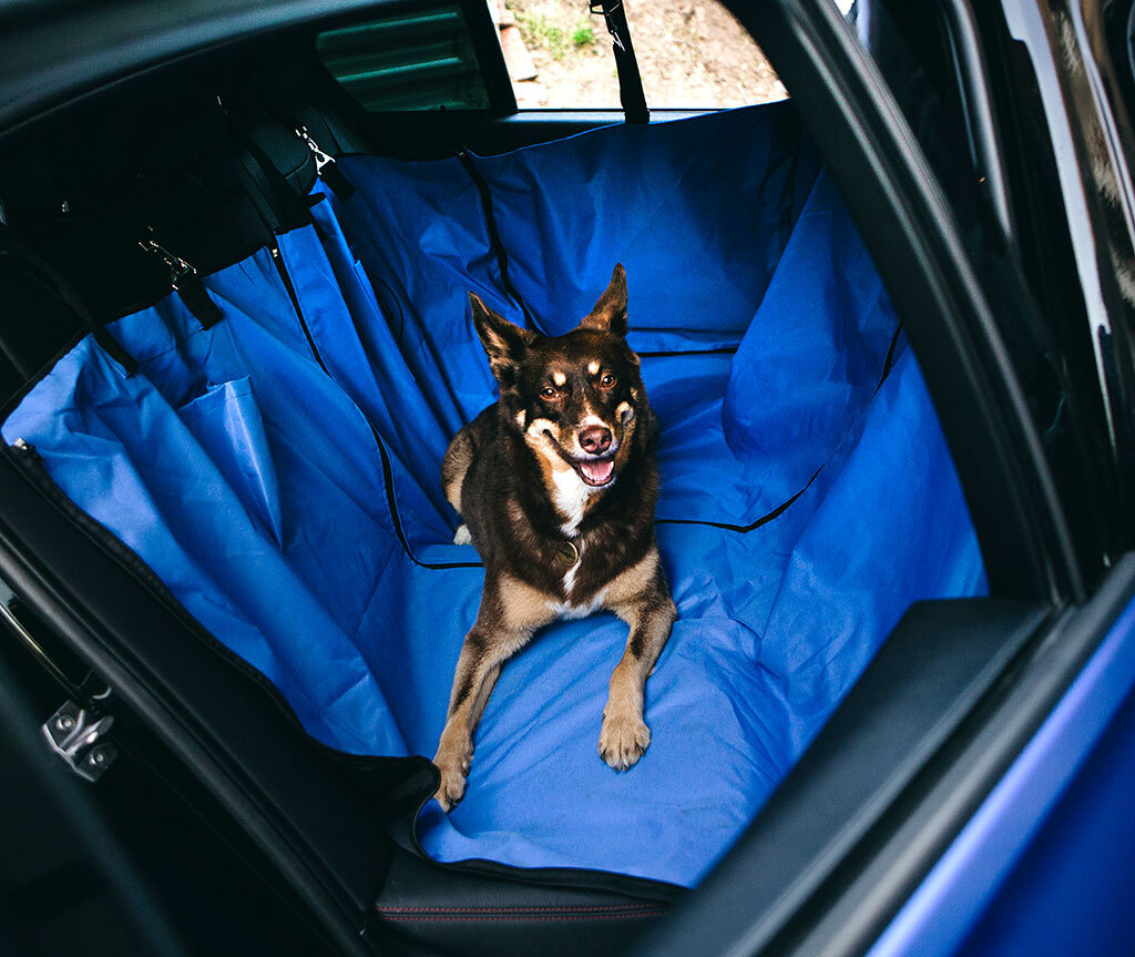 Автогамак для перевозки собак в машине, трансформер на 1/2 сиденья .