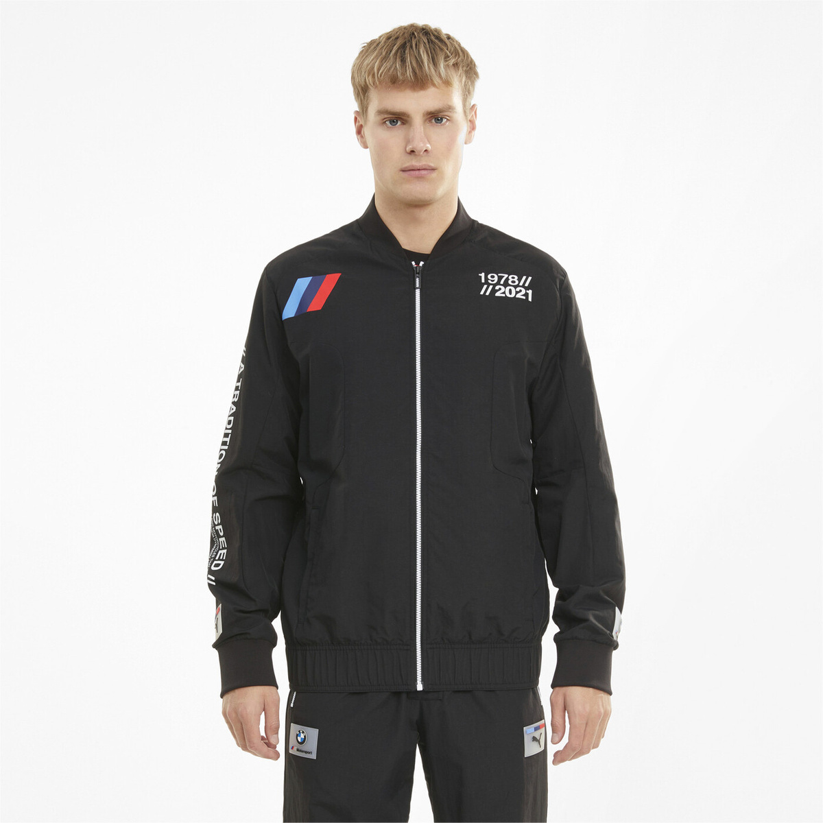 bmw m motorsport street men's woven jacket