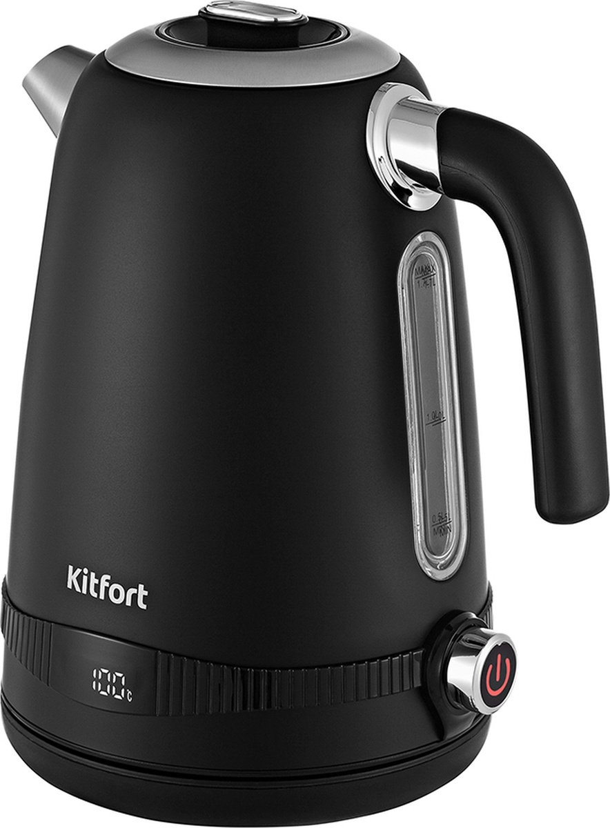 Электрический чайник Kitfort КТ-6121-1, черный #1