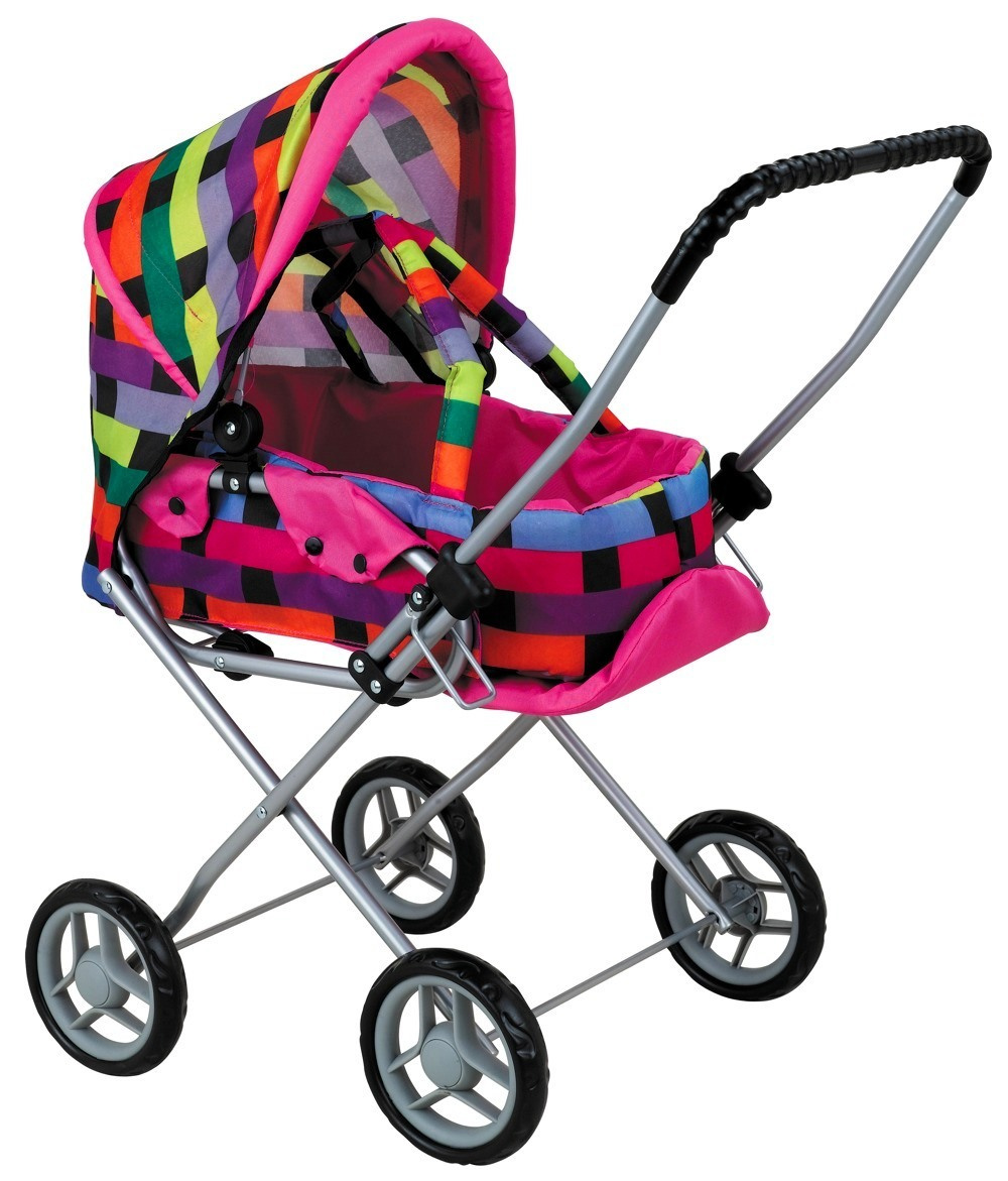 Детская игрушечная прогулочная коляска Buggy Boom для кукол Mixy 8029 с ...