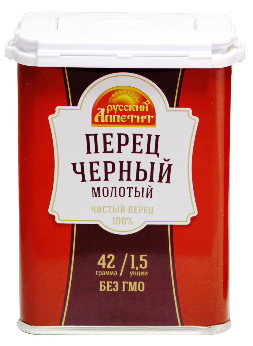 Перец черный Русский аппетит молотый, 42 г #1