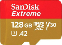 Карта памяти SanDisk Extreme 128 ГБ (SDSQXA1-128G-GN6MA). Спонсорские товары