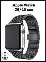 Ремешок для Apple Watch 38-40 мм / Браслет для Apple Wach / Металлический ремешок для Эпл Вотч 38-40. Спонсорские товары