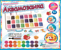 Аквамозаика Magic bears для детей, 5+ лет, 24 цвета. Спонсорские товары