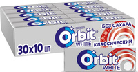 Жевательная резинка Orbit White Классический, без сахара, 30 пачек по 13,6 г. Освежить дыхание