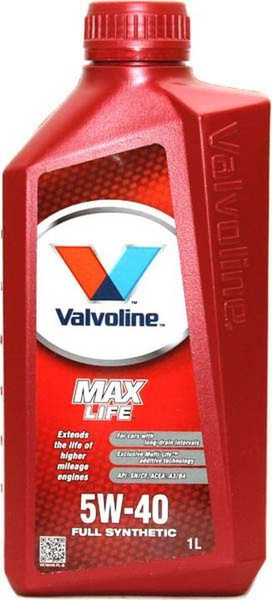 Масло моторное Valvoline MAXLIFE 5W-40 Синтетическое - купить в ...