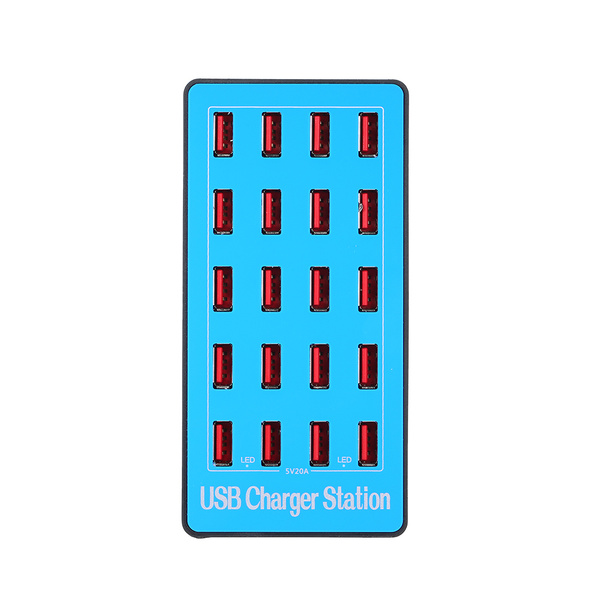 USB Smart Charger с адаптером питания на 20 портов универсальной ...