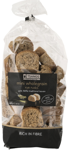 TSANOS BAKERY. Mini Сухари Ржаные . 400 гр - купить с доставкой по ...
