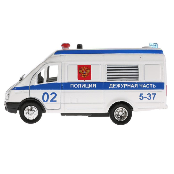 Машинка Технопарк Газель 2705 Полиция Дежурная часть свет и звук ...