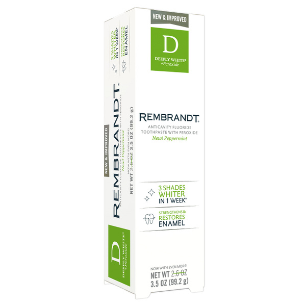 Зубная паста Rembrandt Deeply White + Peroxide Whitening - купить с ...