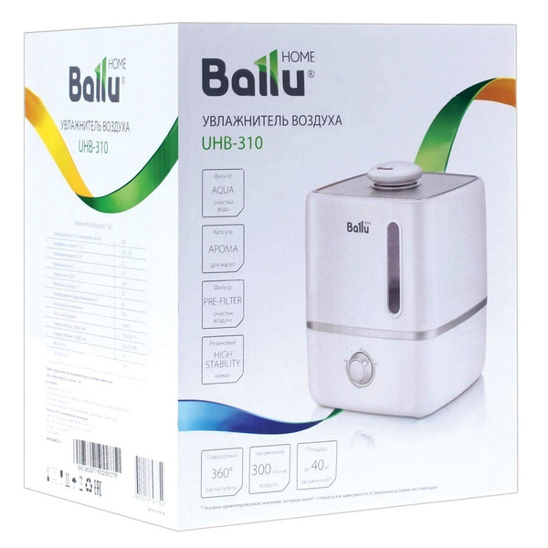 Ballu Увлажнитель воздуха UHB-310, белый - купить с доставкой по ...