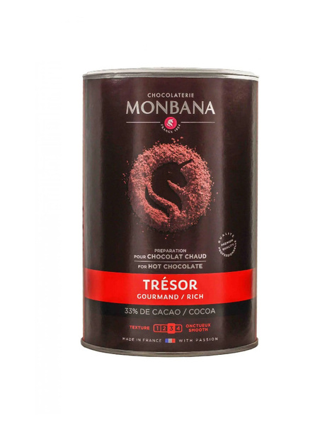 Горячий шоколад Monbana Tresor de Chocolat 1000 г - купить с доставкой ...