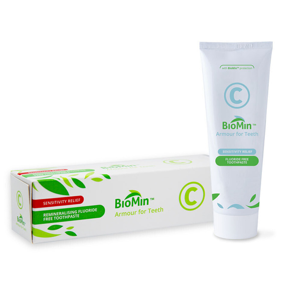 Зубная паста BioMin C для чувствительных зубов без фтора, 75 мл ...