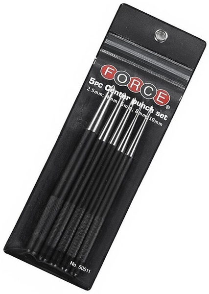 Набор кернов слесарных 50511 FORCE - купить с доставкой по выгодным ...