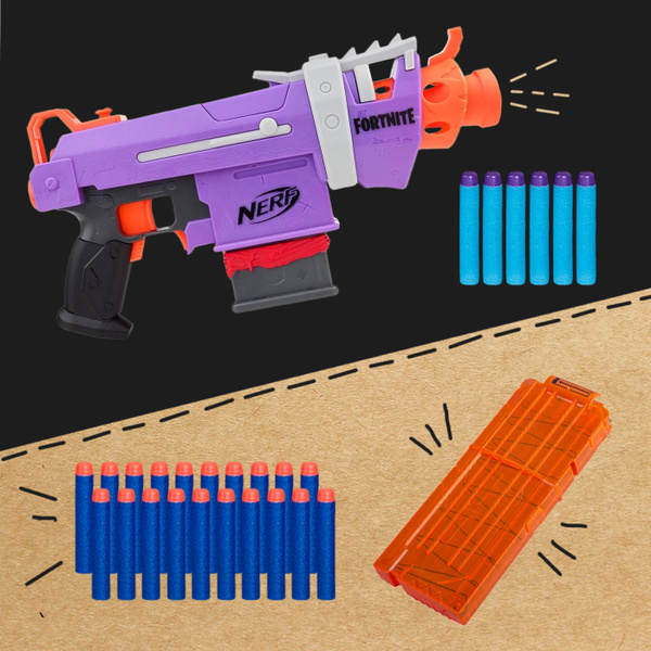 Бластер Нерф Фортнайт smg e Страйф( Nerf Fortnite SMG-E) + Обойма ...