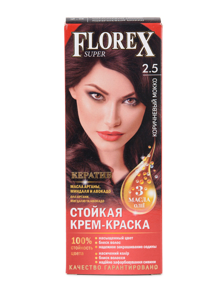 Florex Super Краска для волос тон 2.5 "Коричневый мокко" купить на OZON ...